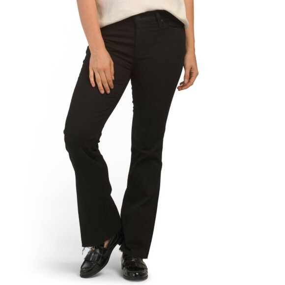 HUDSON Black Nico Mid Rise Bootcut Barefoot Jeans
